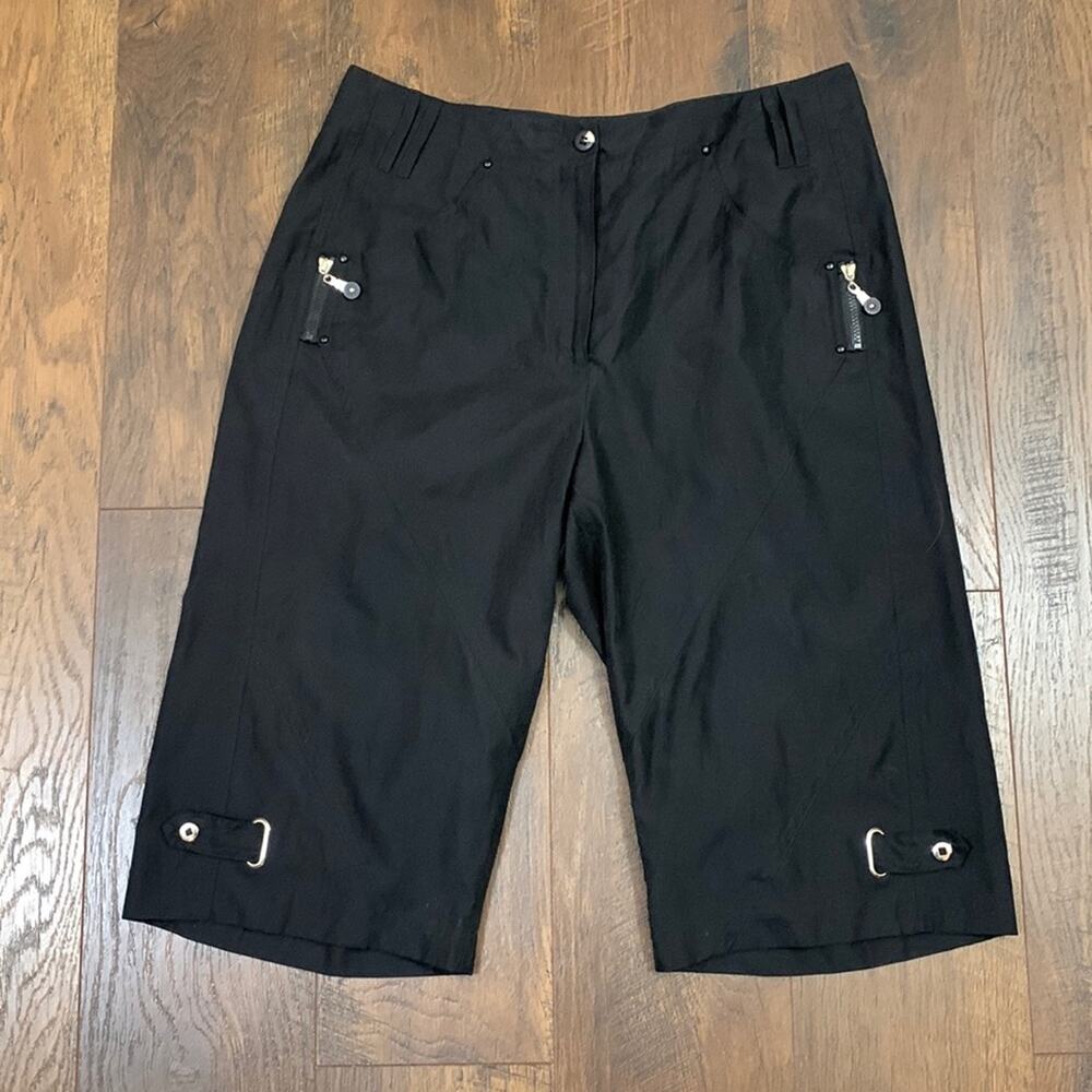 Jamie Sadock Sateen Black Bermuda Board Shorts